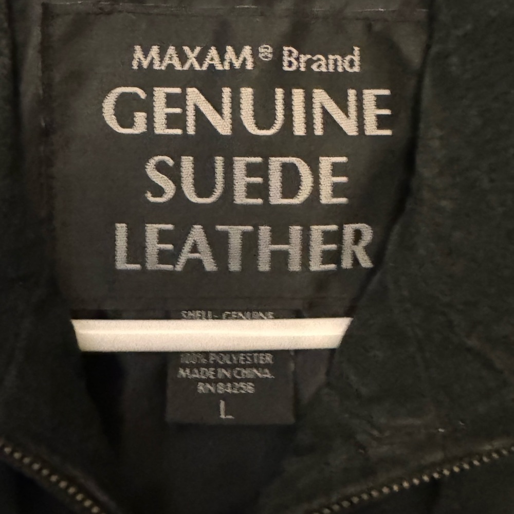 Black Suede Leather Jacket - image 3